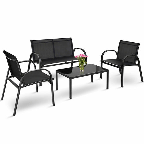 Bistro garden furniture set, 4 pieces