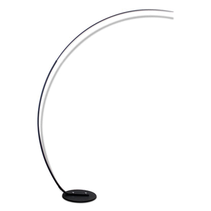 Lampa podłogowa LED RGBW Curve z pilotem, 21 W