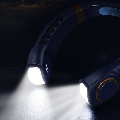 Portable LED Neck Fan, 5 Speeds