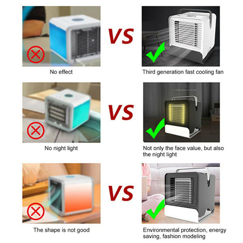 4-in-1 USB Mini Air Cooler with 150 ml Tank