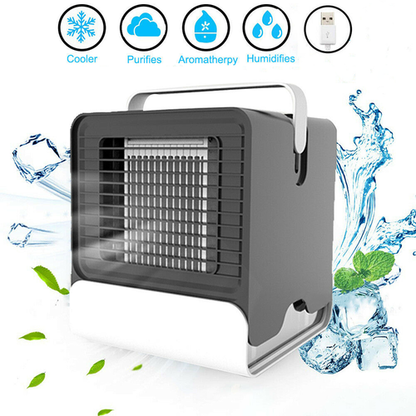 4-in-1 USB Mini Air Cooler with 150 ml Tank